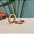 Argola Cravejado 15 mm - Semijoia 18k - MB807-658 - Imagem 1