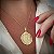 Gargantilha Medalha São Bento Dupla Face - Semijoia 18k - MC796-27190 - Imagem 1