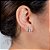 Brincos N.Sra Aparecida Semijoia 18k - B264-460 - Imagem 1