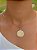 Gargantilha Medalha Pai Nosso - Semijoia 18k - MC819-15180 - Imagem 2