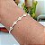 Pulseira Triângulos Zircônias - Prata 925 - 19 cm - MP427-21126 - Imagem 1