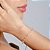 Pulseira C/Pedras Cristais + Extensor - Semijóia - MP487-09168 - Imagem 2