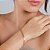 Pulseira Esteira - Semijoia 18k -MP487-07140 - Imagem 2