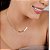 Gargantilha Elo Cartier Com Quadradinhos - Semijoia 18k - MC935-10260 - Imagem 2