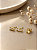 Brinco com Pedras Zircônias - Semijoia 18k - BR290-442 - Imagem 1
