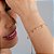 Pulseira Cruz c/Pedras - Semijoia 18k - MP521-07120 - Imagem 1