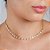 Gargantilha Choker Coração C/ Pérola - Semijoia 18k - MC970-10260 - Imagem 6
