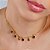 Gargantilha Elo Cartier C/ Corações Pretos - Semijoia 18k - MC984-15180 - Imagem 1
