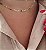 Gargantilha Choker c/Pedras Multicor - Semijoia 18k - MC990-25200 - Imagem 1