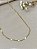 Gargantilha Corações Chapadinhos - Semijoia 18k - MG477-998 - Imagem 3
