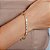Pulseira Elo Português c/Pedras Zircônias - Semijoia 18k - MP532-09220 - Imagem 1