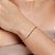 Pulseira Elo Chapinha Diamantada  - Semijoia 18k - MP533-09160 - Imagem 1