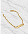 Pulseira Infantil Plaquinha c/Coração Vazado - Semijoia 18k - MP538-03120 - Imagem 1