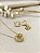 Conjunto Coração Vazado c/Pedra Rosa Semijoia 18k - MCJ47-10130 - Imagem 2