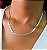Gargantilha Trançada 3 Fios - 45cm - Prata 925 - MG358-60362 - Imagem 1