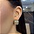 Argola Redonda Texturizada - Semijoia 18k - BR775-16160 - Imagem 1