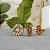 Brinco Flor Cravejado - Semijoia 18k - BR905-676 - Imagem 1