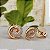 Brinco Espiral Cravejado - Semijoia18k - BR932-07116 - Imagem 1