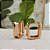 Argola Quadrada Abaulada - Semijoia 18k - BR892-09110 - Imagem 1