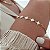 Pulseira Trevos Cor Branca - Semijoia 18k - MP782-07100 - Imagem 1