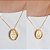 Gargantilha Medalha Nossa Sra. das Graças Dupla Face - Semijoia 18k - MG450-27270 - Imagem 1