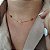 Gargantilha Choker Folha - Semijoia 18k - MG513-12140 - Imagem 1