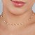 Gargantilha Choker Pérola Coração - Semijoia 18k - MG443-13156 - Imagem 3