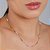 Gargantilha Bolinha Com Pérola - Semijoia 18k - MG517-17180 - Imagem 1