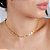 Gargantilha Choker Corações Trabalhados - Semijoia 18k - MG478-16186 - Imagem 2