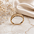 Anel Com Zircônias - Semijoia 18k - MA333-13160 - Imagem 1
