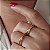 Anel Duplo Liso - Semijoia 18k - MA359-12160 - Imagem 1
