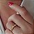 Anel Com Bolinhas - Semijoia 18k - MA364-08140 - Imagem 1