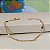 Pulseira Infantil Corações Chapadinhos - Semijoia 18k - MP809-776 - Imagem 1