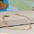 Pulseira Infantil Coração Vazado - Semijoia 18k - MP815-476 - Imagem 1