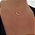 Gargantilha Choker Coração Vazado - Semijoia 18k - MG491-890 - Imagem 1