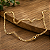 Corrente Masculina Grumet - 70cm - 3mm - Semijoia 18k - MC584 - Imagem 1