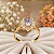 Anel de Formatura Pedra Lilás - Semijoia 18k - ANF6-12150 - Imagem 2