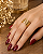 Anel Feminino Com Zircônias - Semijoia 18k - MA388-27260 - Imagem 1