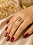 Anel Com Corações - Semijoia 18k - MA390-16280 - Imagem 1