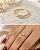 Anel Quadrado com zircônias - Semijoia 18k - MA394-06136 - Imagem 1