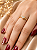Anel Coração Cravejado - Semijoia 18k - MA399-26156 - Imagem 1