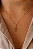 Gargantilha Cruz Com Zircônias Preta - Semijoia 18k - MG562-10170 - Imagem 2