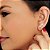Brinco Ear Cuff Folha Cravejada - Prata 925 - B182-1484 - Imagem 2