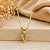 Gargantilhas Letras ( Iniciais ) Cravejadas - Semijoia 18k - MG627 - Imagem 8