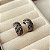 Argola Cravejada Com Marcassitas - Prata 925 Bali Envelhecida - B248-68408 - Imagem 2