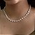 Gargantilha Com Pérolas e Coração Cravejados  Com Swarovski - Prata 925 - MG636-2641584 - Imagem 1