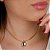 Gargantilha Choker Laminada c/ Gota Semijóias 18k - Antialérgica - Imagem 1