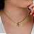 Gargantilha Choker Laminada c/ Gota Semijóias 18k - Antialérgica - Imagem 2