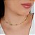 Gargantilha Choker c/ Pedras Naturais- Semijoia 18k - Antialérgica - Imagem 2