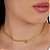 Gargantilha Feminina Nó- Semijoia 18k - Antialérgica - Imagem 1